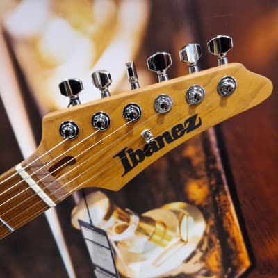 Ibanez ATZ10P-STM Premium Andy Timmons Signature E-Guitar 6 String - Sunburst Matte + Bag image 6
