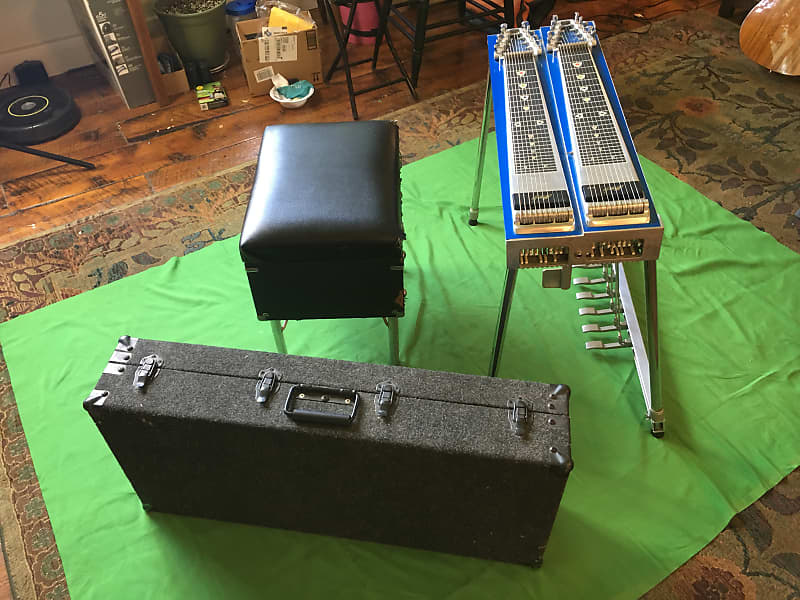 Pedal Steel Guitar Carter D10 Double Twin Neck 8 L's Reverb