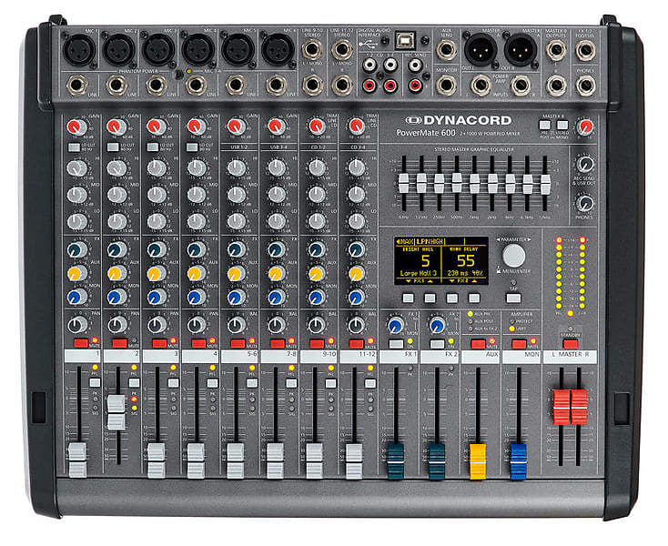 Dynacord PowerMate 600-3 8-Channel Powered Mixer - Sound Productions