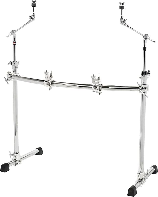 Gibraltar GCS302C Chrome Series Curved Rack with 2 Cymbal Boom Arms image 1