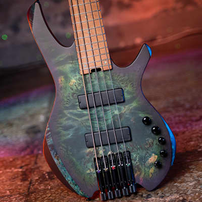 Cort Space 5 SDG | Artisan Series 5-String Bass Guitar, Star Dust Green. New with Full Warranty! image 16