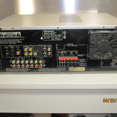 Panasonic SA-HT290 Home Theater Receiver w Remote - Tested - Sub Amplifier & Digital inputs - Silver image 14