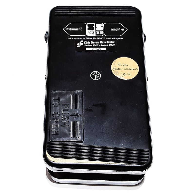 Vintage Colorsound Supa Wah Wah Original Sola Sound Pedal