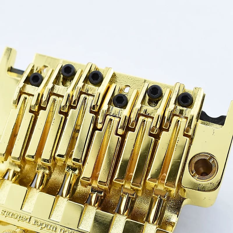 NEW Gotoh S12 Set of 6 Brass Tremolo/Bridge Replacement Saddles 10.8mm -  GOLD