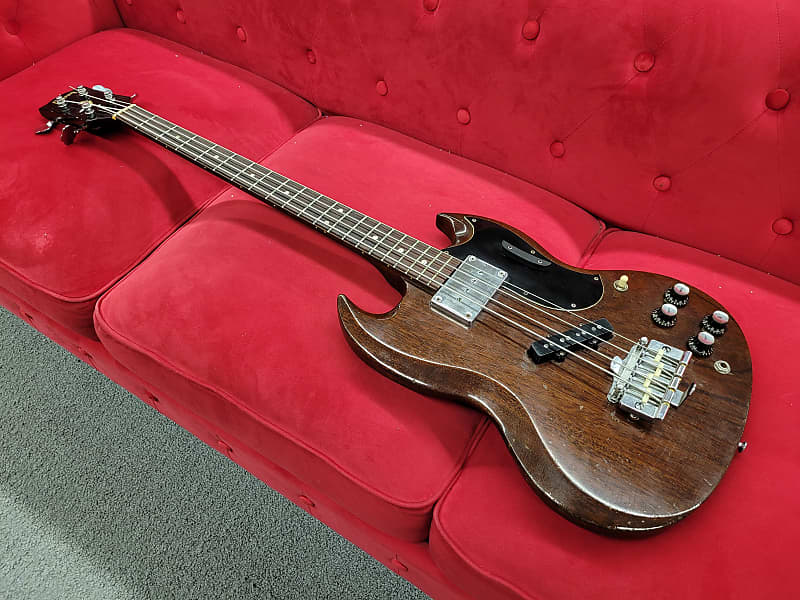 Gibson EB-0 Bass with Added Jazz Bass Pickup 1969 - Walnut