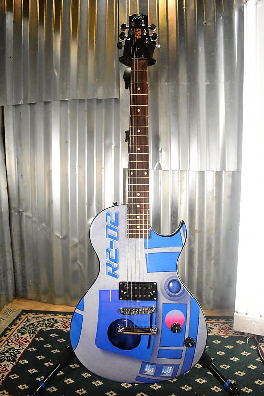 Star Wars Peavey Single Cut Electric Guitar (R2D2) image 1