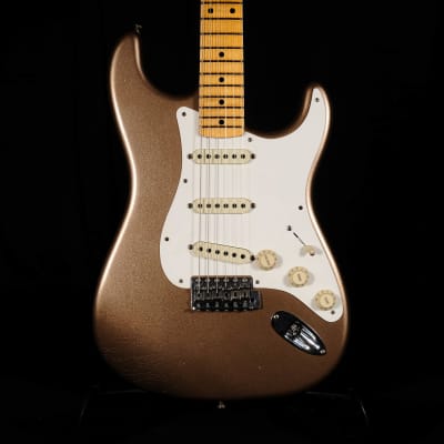 Fender Custom Shop Limited Edition '50s Stratocaster Journeyman Relic - Aged Firemist Gold With Case image 2