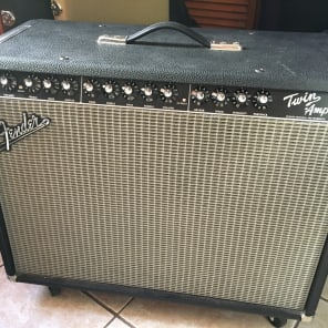 Fender Pro Tube Twin Amo 2002 2010 Black Reverb