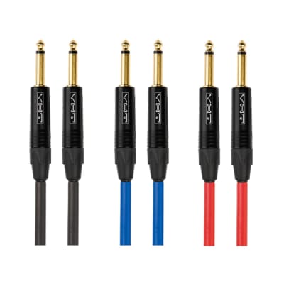 VHT Ultra Instrument Cable, 18 Foot 1/4" Straight Ends Neutrik Plugs - Black image 4