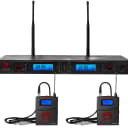 Nady 2W-1KU GT Dual True Diversity 1000-Channel Professional UHF Wireless System 2W-1KU GT