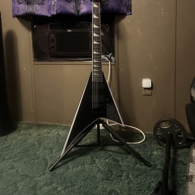 1996 Grover Jackson Japan MF Line Rhoads Flying V (Quilt Red) | Reverb
