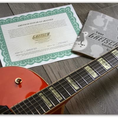 GRETSCH "G6120 Eddie Cochran Signature Hollow Body, Maple Satin" HARDCASE, PAPERS image 2