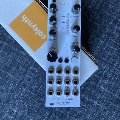 CalSynth uBurst - Mutable Instruments Micro Clouds Clone Eurorack Module - White 2020 - White image 1