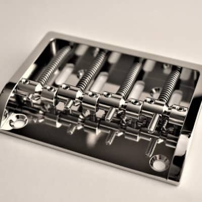 Gibson Grabber & G3 Style Replacement Bridge - Bright Nickel Finish image 2