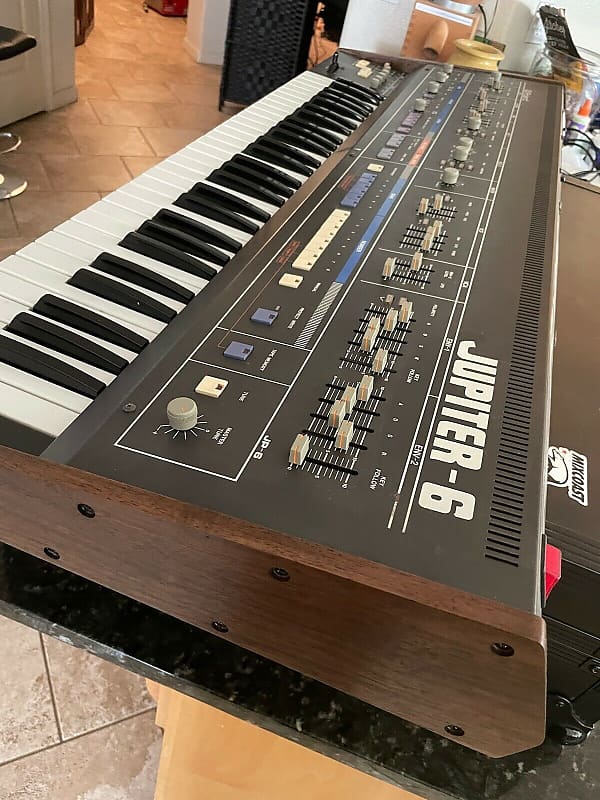 Roland Jupiter 6 Replacement Solid Walnut Wood Sides image 1