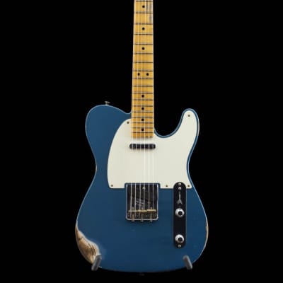 Fender Custom Shop 1952 Telecaster Relic MN Super Faded Lake Placid Blue image 4