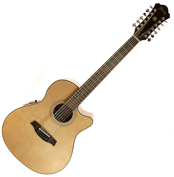 Ibanez AEF 1512E NT 2014 Acoustic Electric 12 String Guitar in