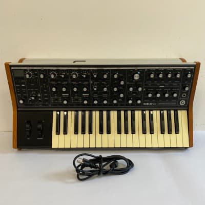 Moog Sub37 with Case and Dust Cover and Soft Case