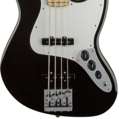 Fender Geddy Lee Jazz Bass Black Maple Fretboard image 6