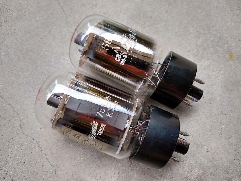 National Electronics USA Made 7581A/KT66 Power Tube Filament