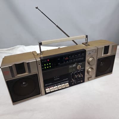 Vintage Unitech Mini Compo Boombox AMFM Radio Model CX-800 W/Speakers - Works image 2