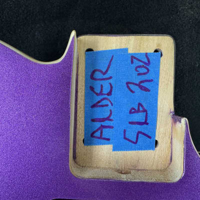 Real Life Relics Tele® Telecaster® Body Double Bound Aged Purple Metallic image 3