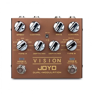 JOYO R-09 Revolution Vision Dual Ch. Stereo Modulation Guitar Effects Pedal image 1