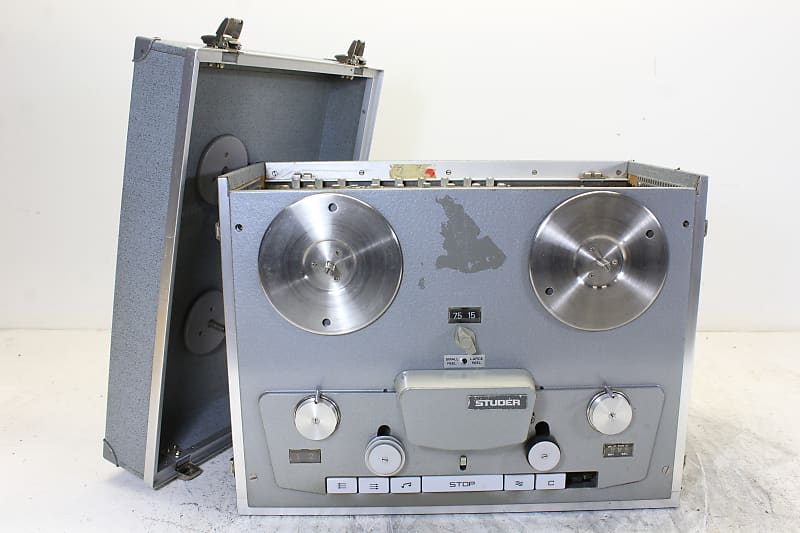 Studer B62 1'4'' Stereo master recorder with butterfly heads