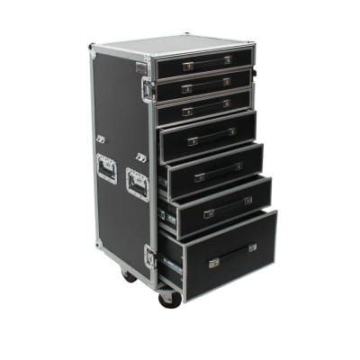 OSP Pro-Work ATA 7-Drawer Utility/Equipment Gear Road Tour Case w/ Casters image 1