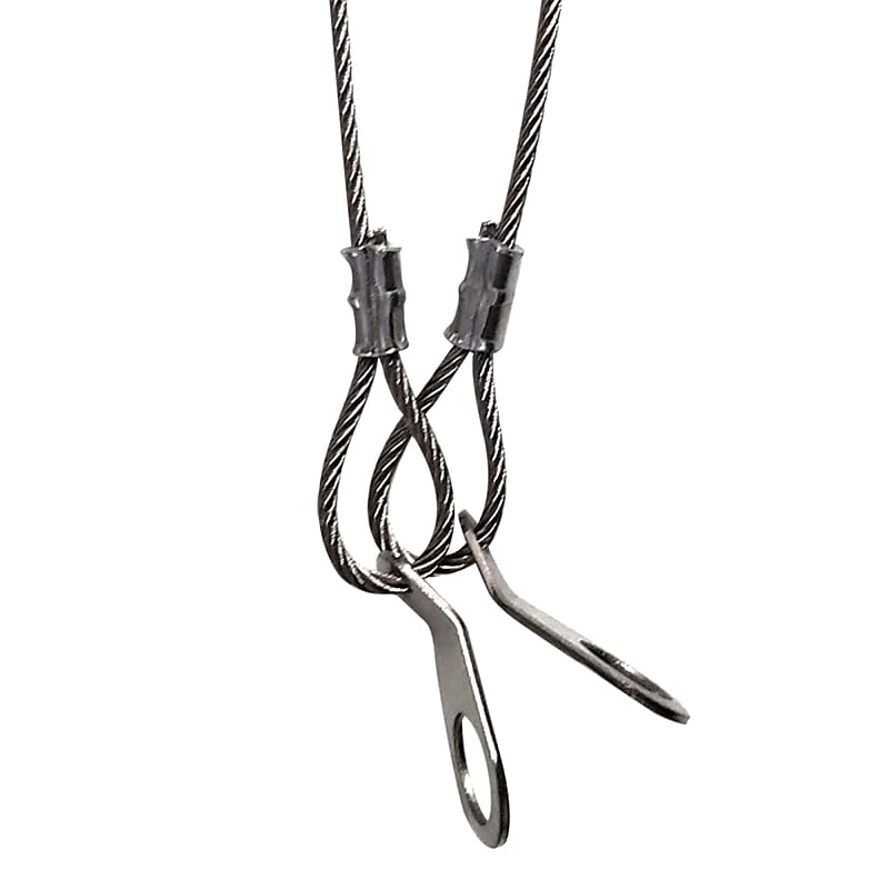 Allen Products SC-012 Safety Cable 12&quot; - Silver  			