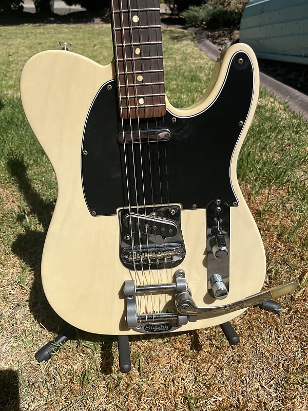 Fender Vintera '60s Telecaster Bigsby with Pau Ferro Fretboard 2019 - Present - White Blonde image 1