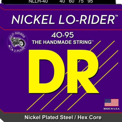 DR Strings NLLH-40 Lo-Rider Nickel Plated 40-95