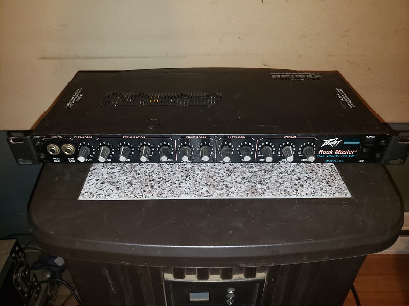 Peavey RockMaster Preamp 1990's Black | Reverb Peavey RockMaster Preamp 1990's Black | Reverb
