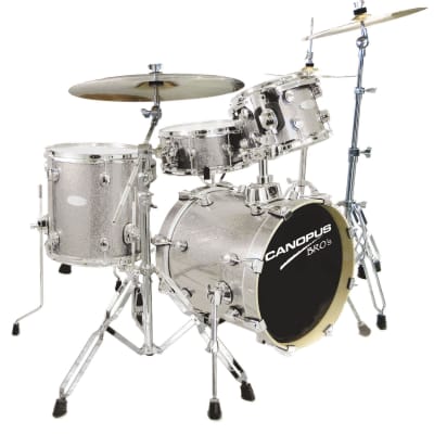 Canopus Bro's SK-16 4-Piece Drum Kit - Platinum Ruby image 1