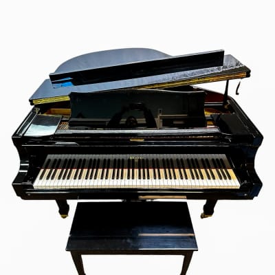 Black Lacquer Weber WG-57 Baby Grand Piano image 2