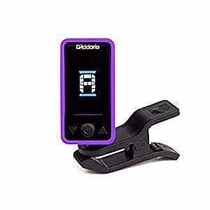 Planet Waves Eclipse Headstock Guitar Tuner Purple image 1