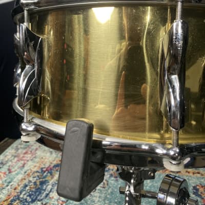 Premier Carmine Appice's 5x14" Snare Drum (#8) 1990s - Brass image 13