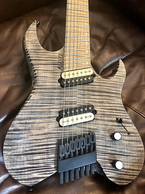 Kiesel Vader Multiscale 7 string VM7 Denim Black Flamed Maple Neck Financing available