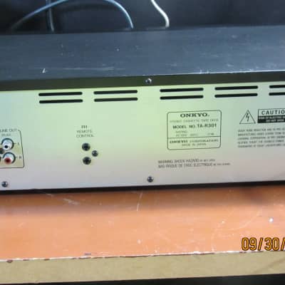Onkyo TA-R301 Single Well Solenoid Controlled Cassette Deck - Dolby B/C HX Pro (20hz - 19Khz Spec) image 7