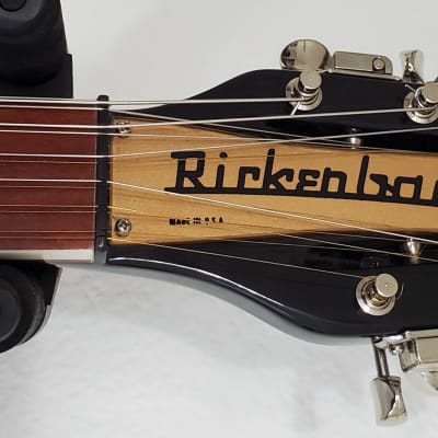 1995 Rickenbacker 660/12TP Tom Petty Signature Jetglo Black 12-String 660-12 Electric Guitar image 17