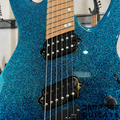 Ormsby Goliath GTR Run 17 6-String Electric Guitar w/ Bag-Blue Sparkle image 6