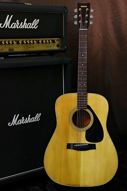 Vintage 1970's made Yamaha Acoustic Guitar FG-151B Orange Label Made in  Japan