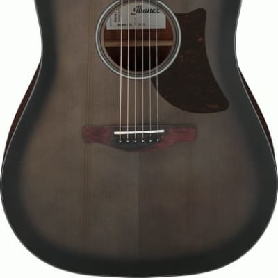 Ibanez AAD50 Transparent Charcoal Burst Low Gloss Advanced Acoustic Guitar for sale