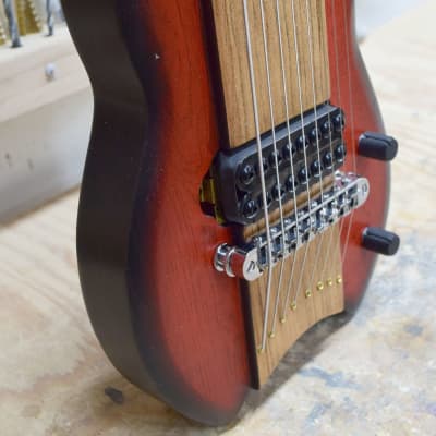 Cherry Red Burst - 8-String - Lap Steel Guitar - Satin Relic Finish - USA Made - C13th Tuning image 8