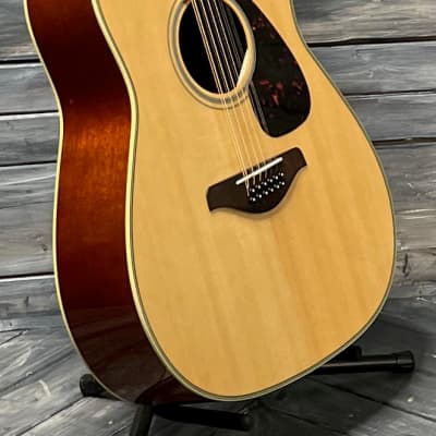 Used Yamaha FG820-12 12 string Acoustic Guitar with Case image 3