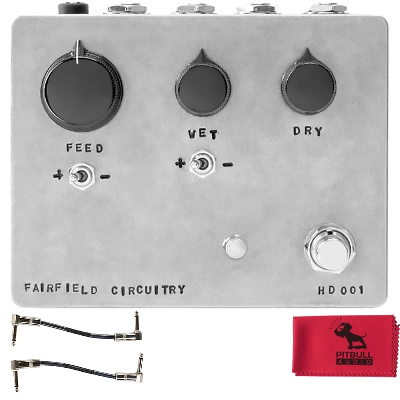 Fairfield Circuitry Hors d'Oeuvre? Active Feedback Loop Pedal w/ Cables & Cloth image 1
