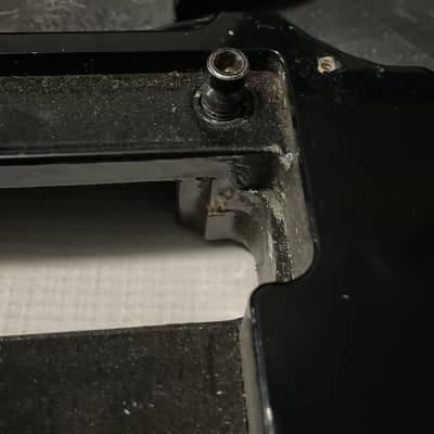 1990's Japan Fujigen Ibanez RG550M Black Strat Guitar Body Floyd Ready image 10