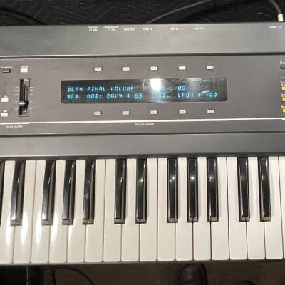Ensoniq ESQ-1 Wave Synth with SQX-10 Sequenser Expansion 1987 - Black