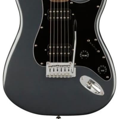 Squier AFFINITY STRAT Charcoal Frost Mettalic image 3