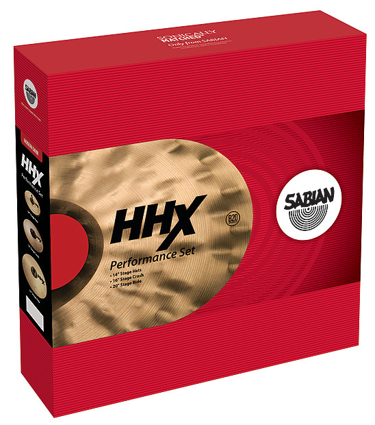 Sabian HHX Performance Set 14" / 16" / 20 Cymbal Pack image 1